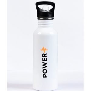 Power stainless steel water bottle